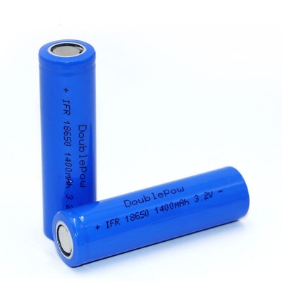 Full capacity 3.2V 1400mAh LiFePO4 cell ifr 18650 rechargeable battery for Laser Pointer